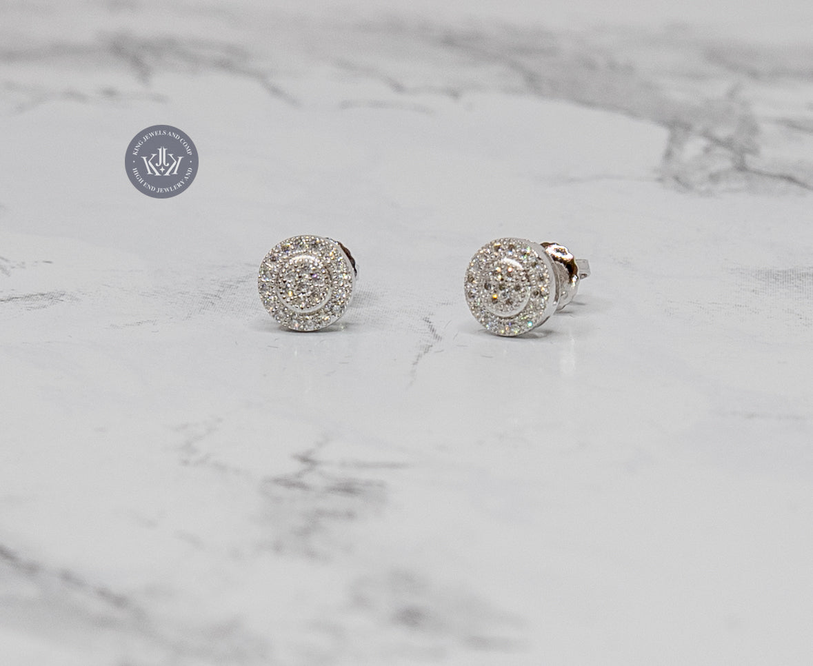 Round Stud Earrings | VVS
