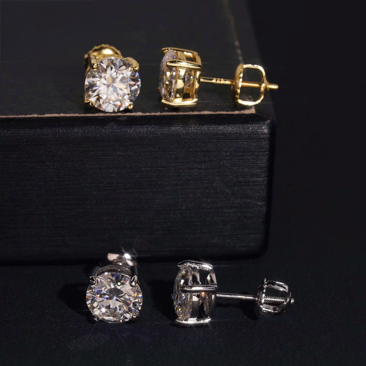 Stud Earrings | Multiple Sizes | VVS