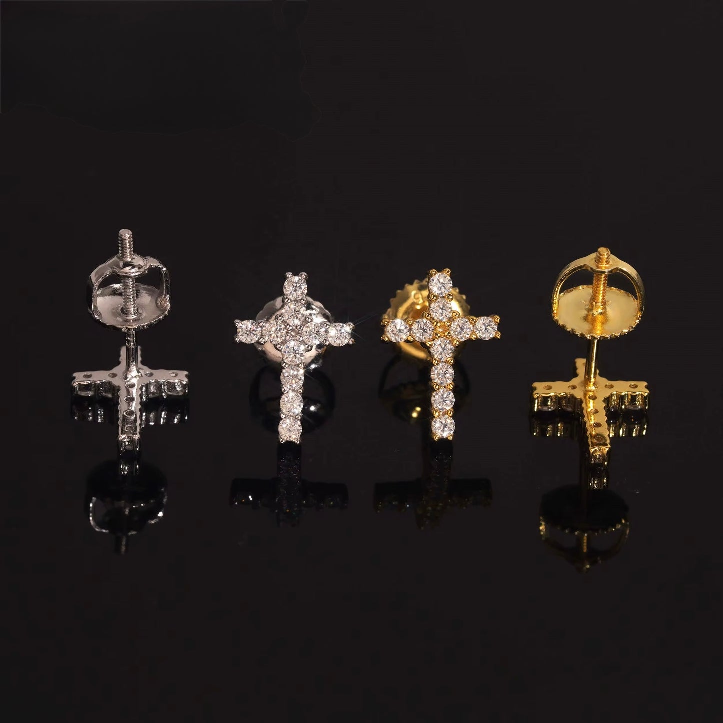 Mini Cross Studs | VVS