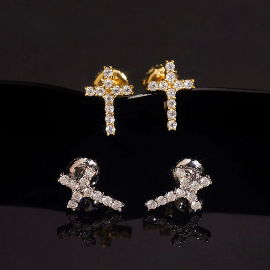 Mini Cross Studs | VVS
