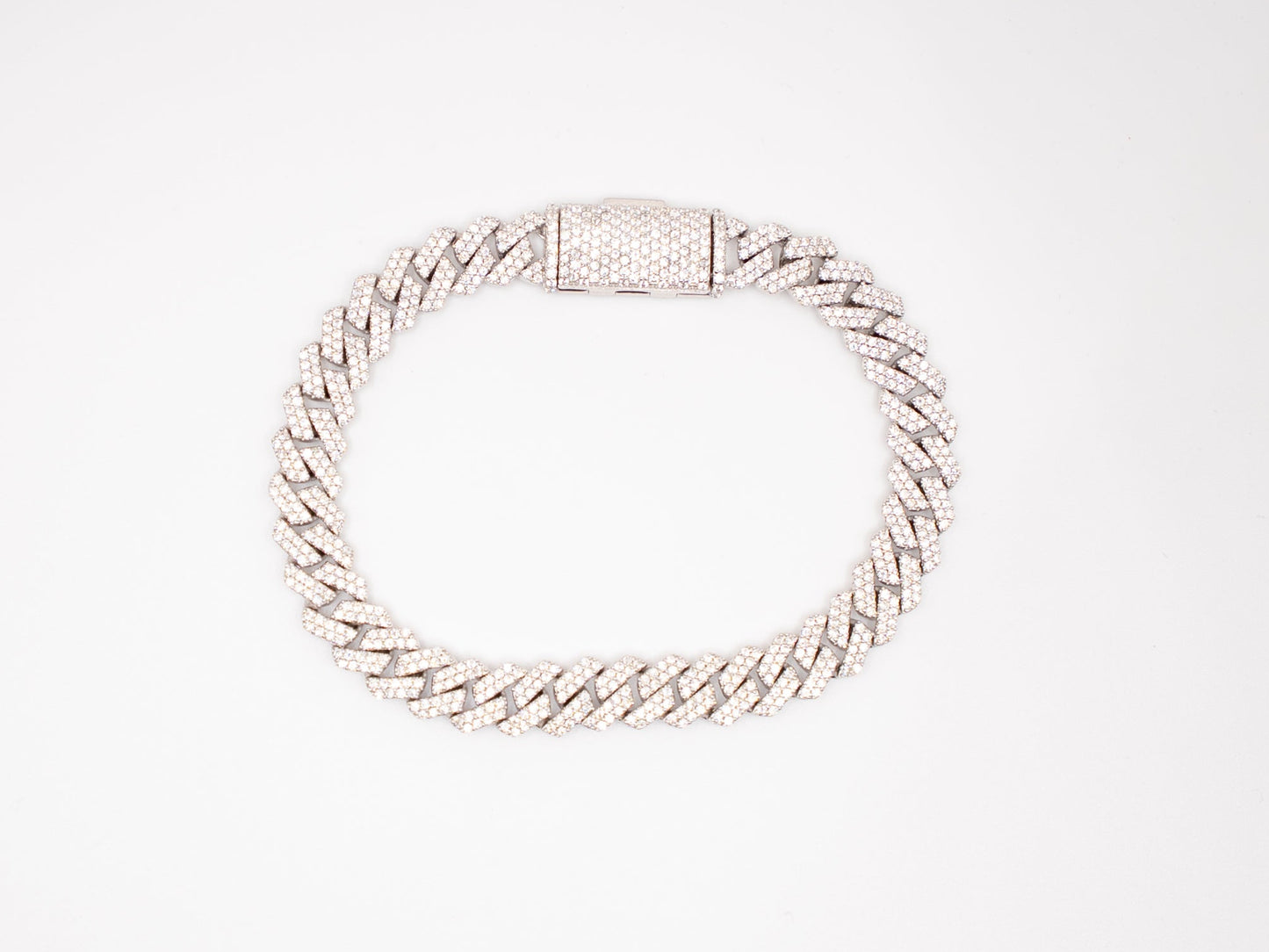 8mm Cuban Bracelet | VVS