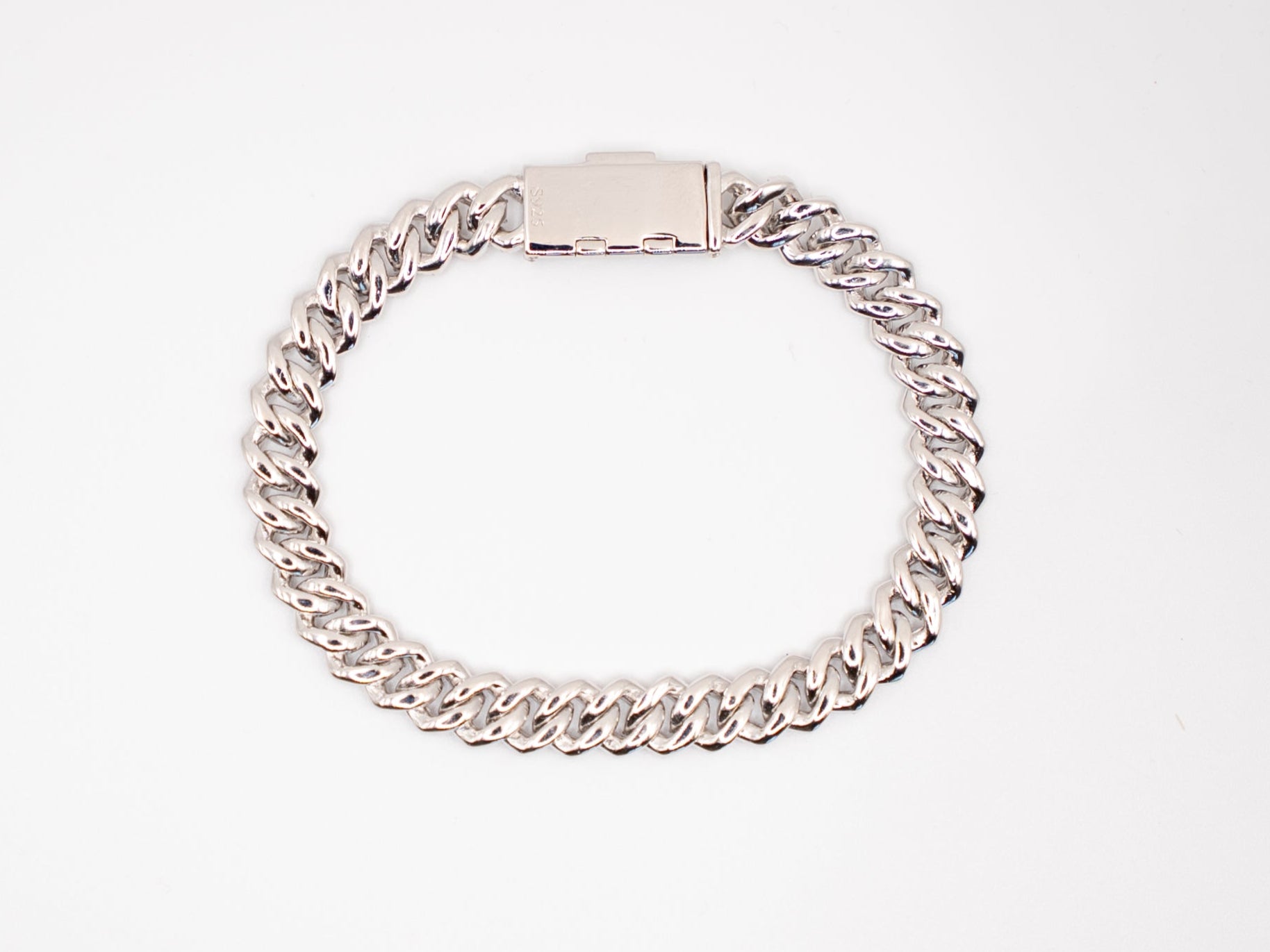King Jewels 8mm Iced Cuban Bracelet | VVS