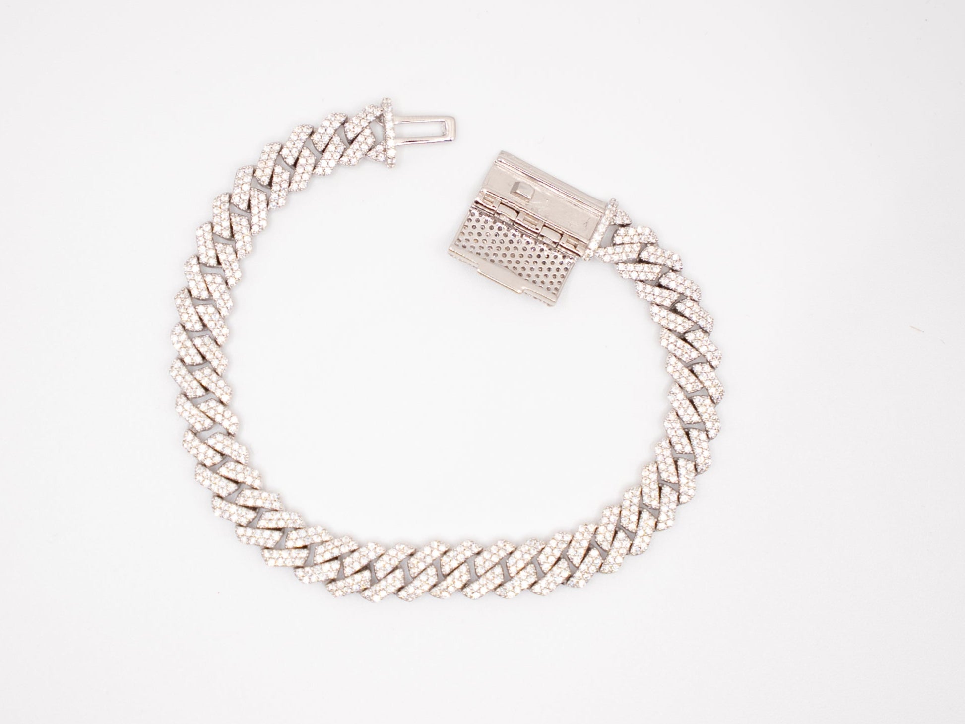 King Jewels 8mm Iced Cuban Bracelet | VVS