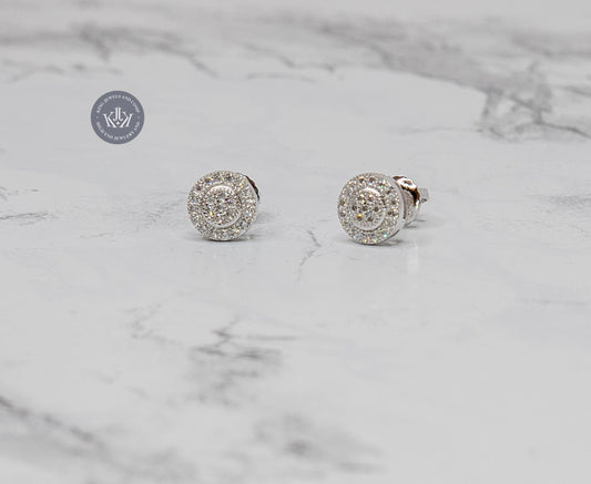 Round Stud Earrings | VVS