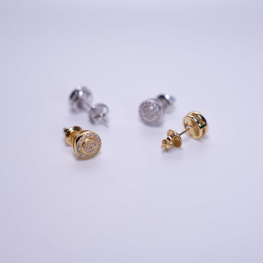 Round Stud Earrings | VVS