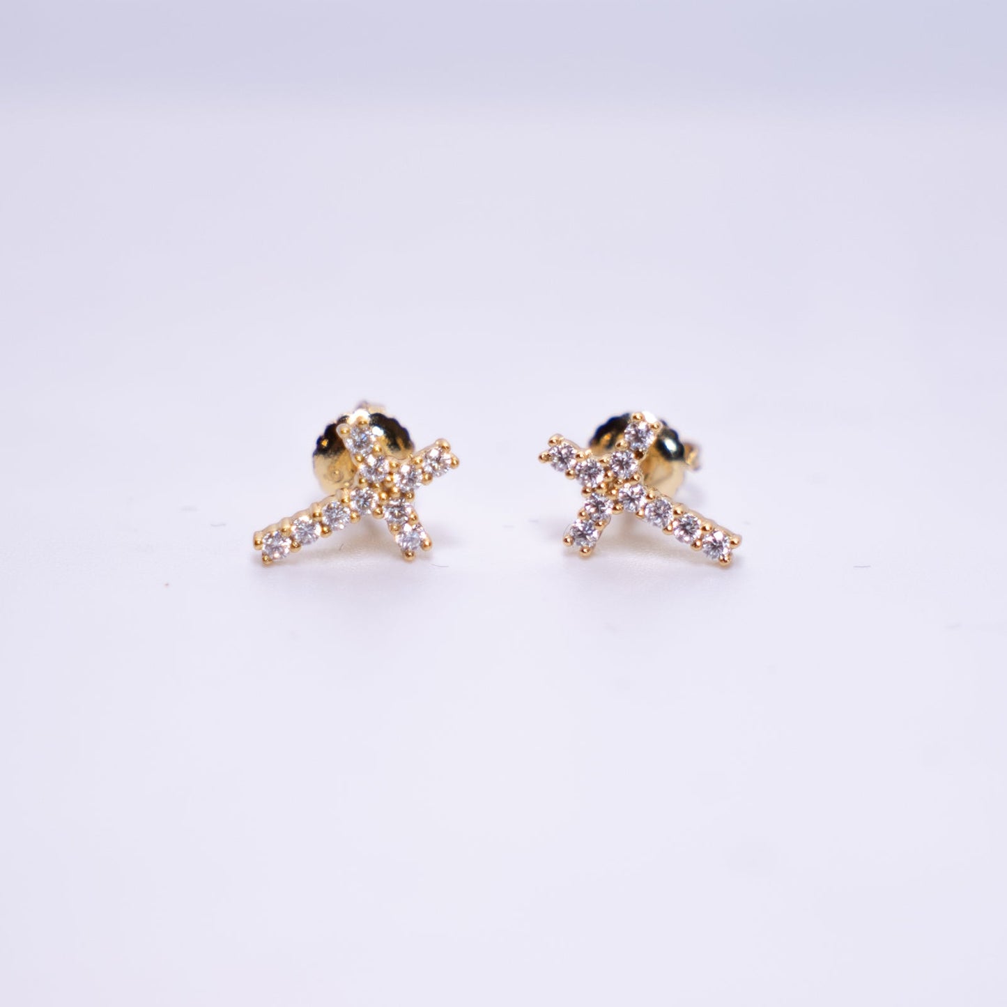 Mini Cross Studs | VVS