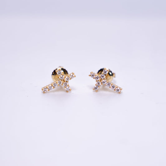 Mini Cross Studs | VVS