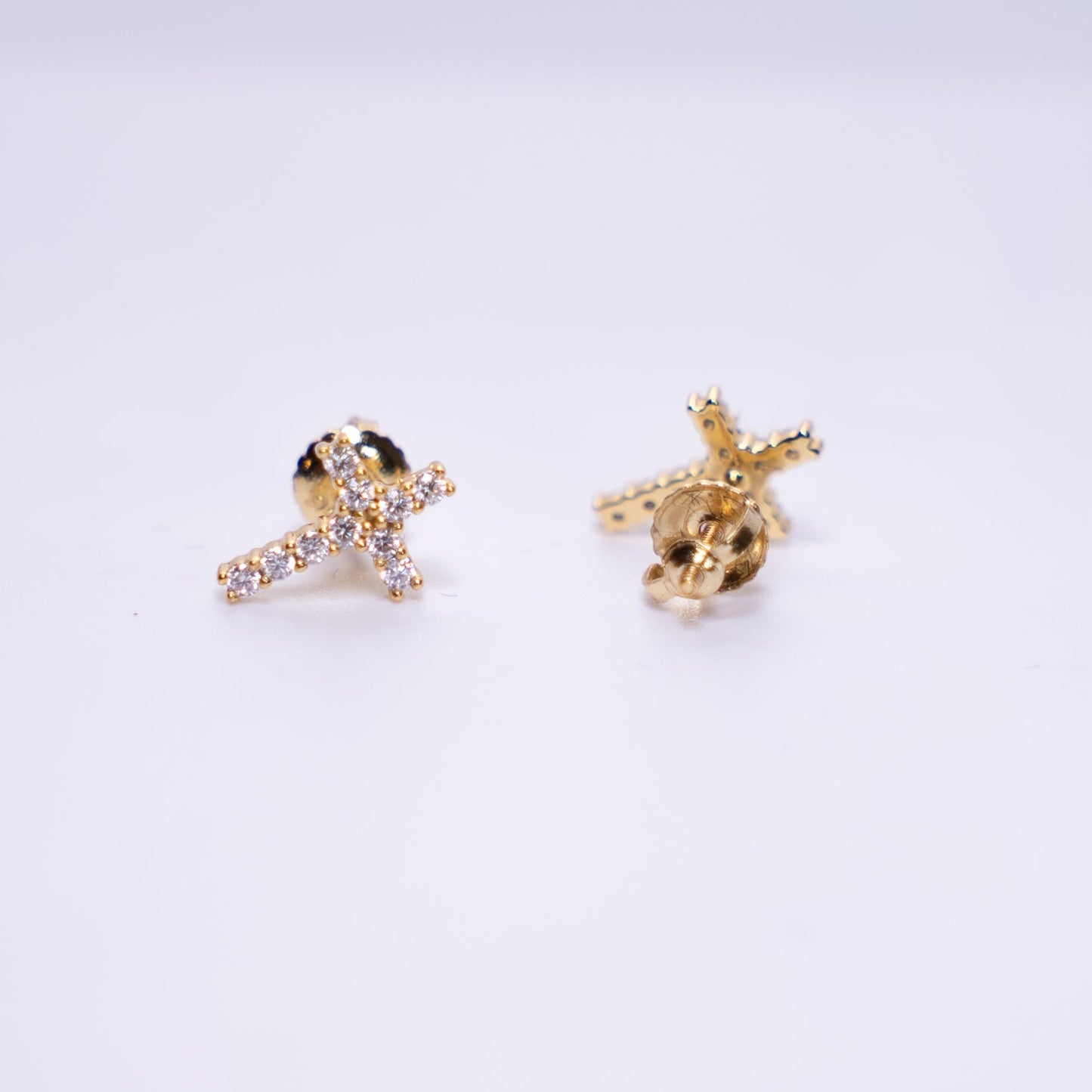Mini Cross Studs | VVS