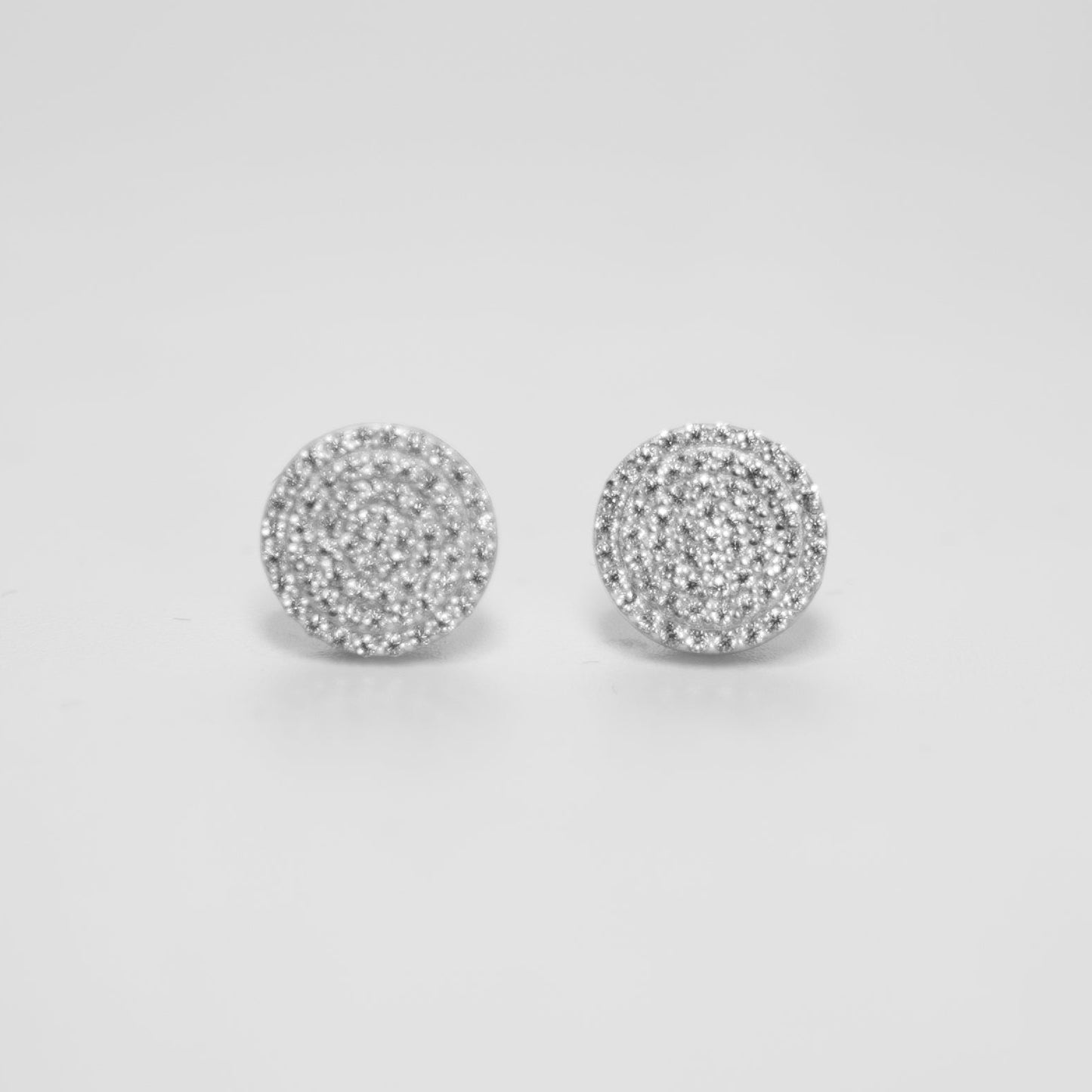 10mm BIG Cluster Stud Earrings  | VVS