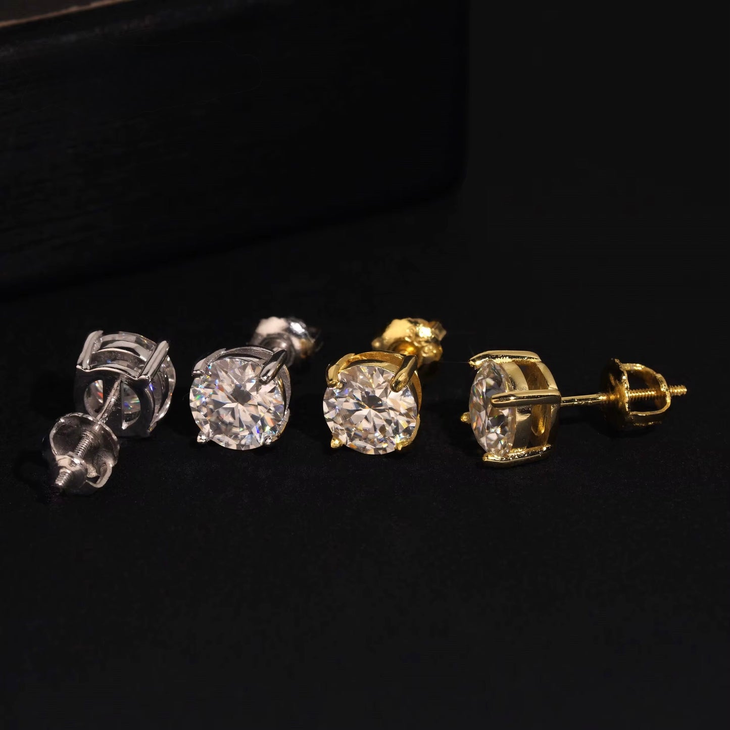Stud Earrings | Multiple Sizes | VVS
