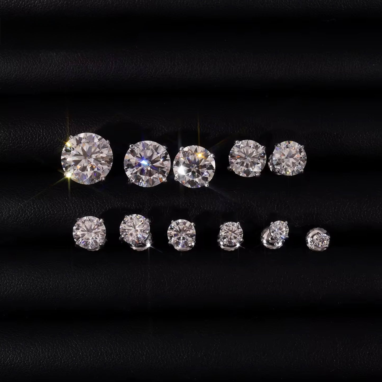 Stud Earrings | Multiple Sizes | VVS