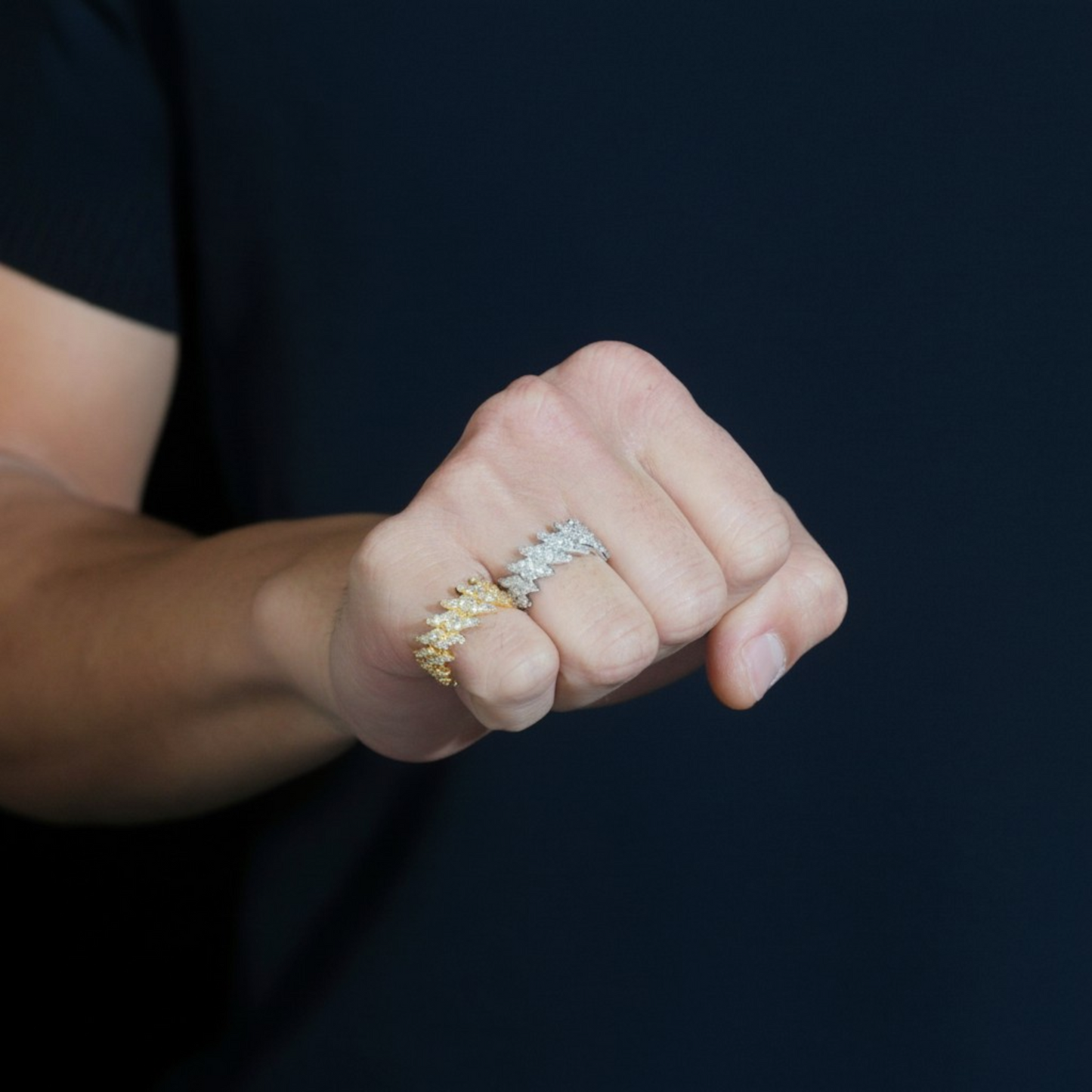 Thorns Ring | 925 Silver | VVS Moissanite | Passes Diamond Tester