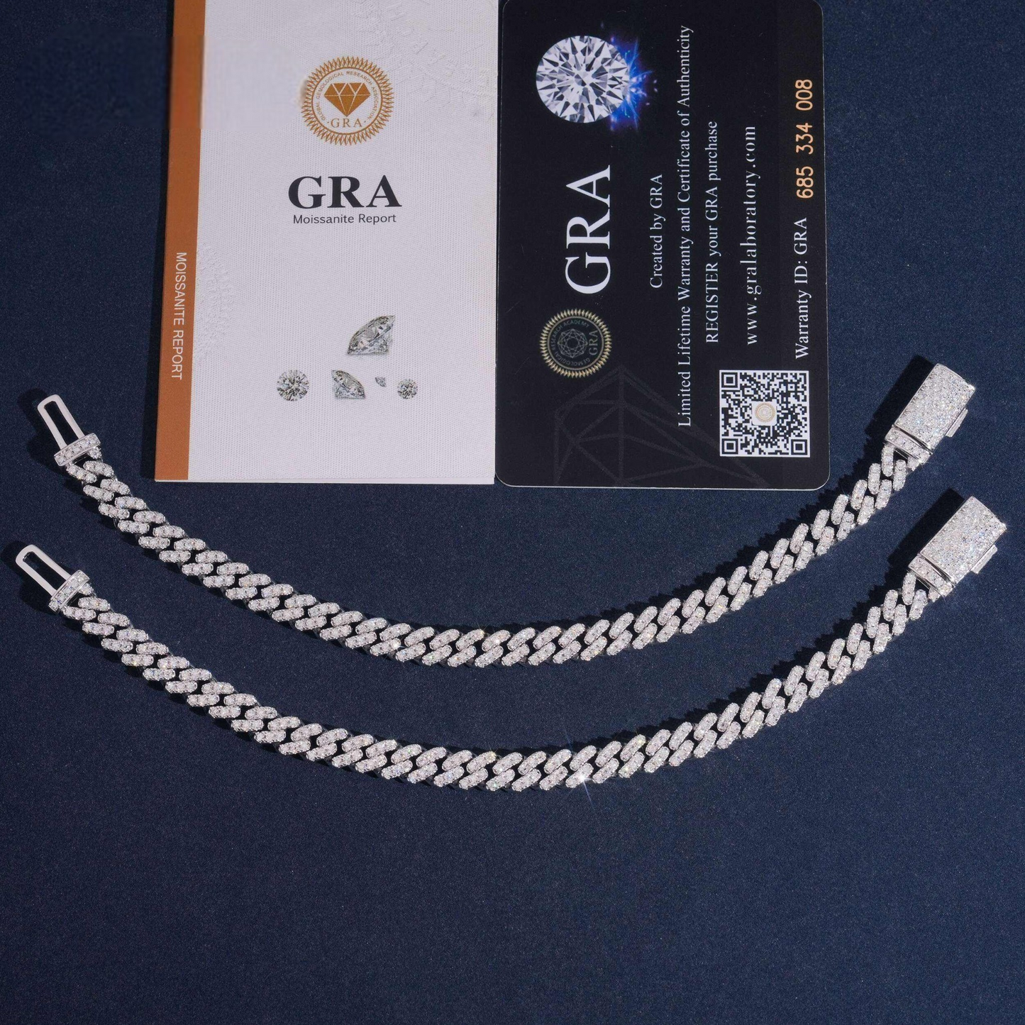6mm Cuban Bracelet | 925 Silver | VVS Moissanite | Passes Diamond Tester