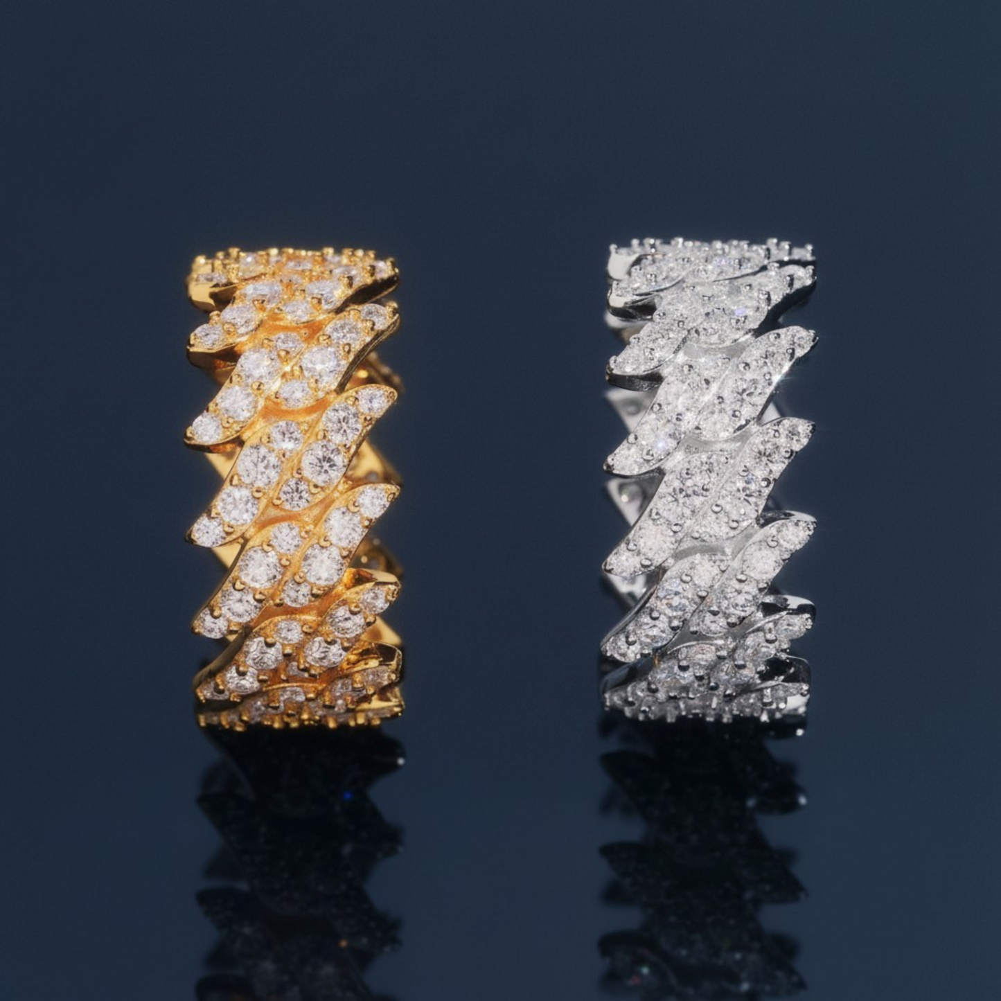 Thorns Ring | 925 Silver | VVS Moissanite | Passes Diamond Tester