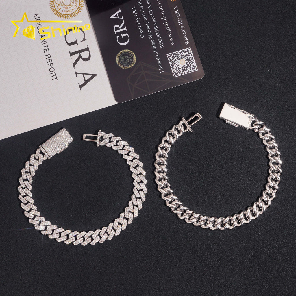 King Jules 8mm Iced Cuban Bracelet | VVS
