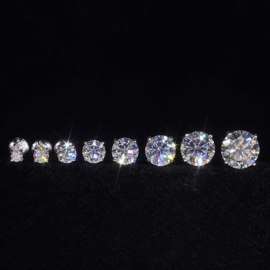 Stud Earrings | Multiple Sizes | VVS